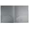 JAM Paper Heavy Duty Plastic 2-Pocket Folders, 6ct.